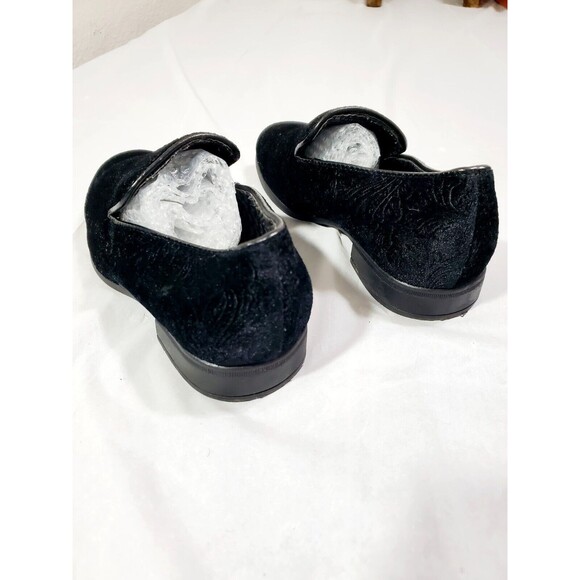 Embossed Slipon Damask Loafer Calypso Loafer Shoes Youth Size 12M Black #466157 - Picture 5 of 11